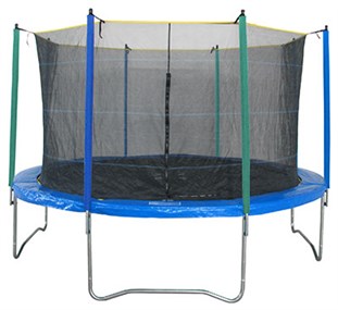Батут с сеткой "Trampoline" "Fun" диаметр 240см