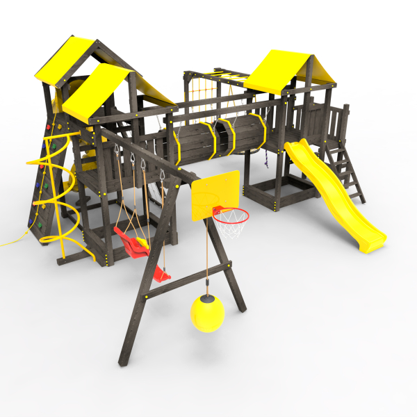 Детская площадка Пикник "Блэк" Стэйдж Бонд с трубой