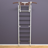 картинка Шведская стенка «LittleSport» Л Белый черные ступени от магазина Лазалка