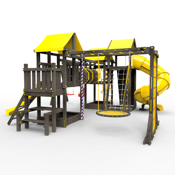 Детская площадка Пикник "Блэк" Стэйдж Бонд с трубой