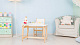 Комплект детской мебели Фея Растем вместе натуральный+белый