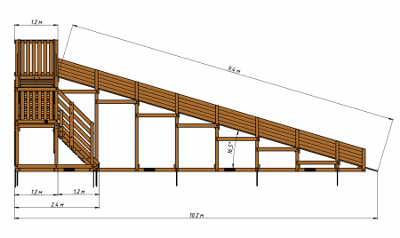 картинка Ледяная горка SWAN-3 от магазина Лазалка