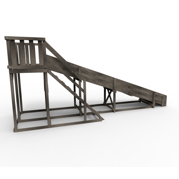 Детская площадка - деревянная горка Пикник "Зима №3" Блэк