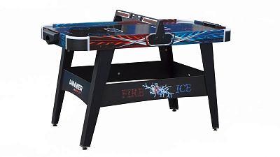 Игровой стол - аэрохоккей "Fire & Ice" 4ф