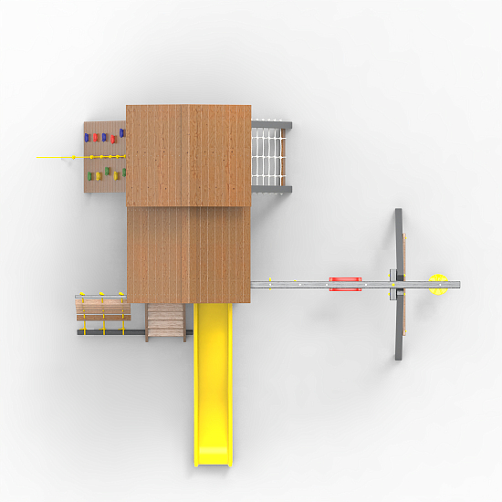 картинка Детская площадка Пикник Грей Д Стэйдж 1 от магазина Лазалка