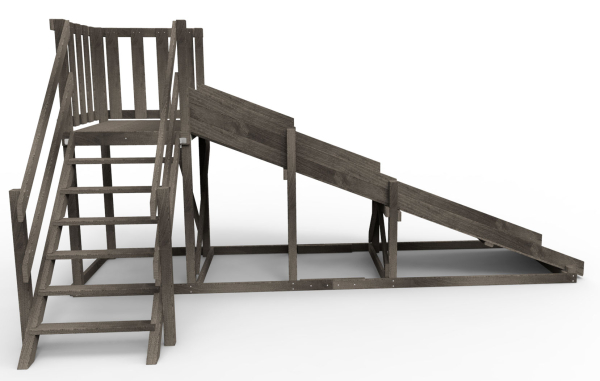 Детская площадка - деревянная горка  Пикник "Зима №2" Блэк