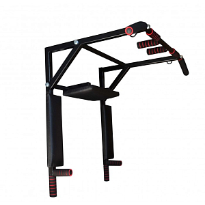 Турник + Брусья + Пресс 3в1 Turnik home с узким хватом  (черный) разборный