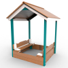 картинка Детская деревянная песочница с крышей "Лэйк" от магазина Лазалка