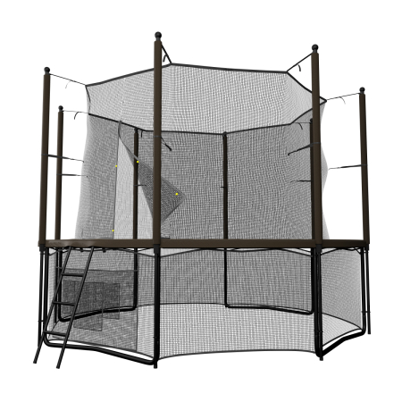 Батут UNIX line 8 ft Black&Brown (inside)