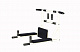 картинка Турник + Брусья + Пресс 3в1 Turnik home Усиленный разборный, белый от магазина Лазалка