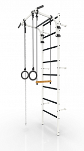 Шведская стенка Атлет-1 ( бело- черный )