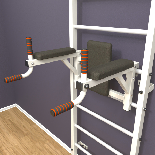 картинка Шведская стенка «LittleSport» White Long 2.0 белые ступени от магазина Лазалка